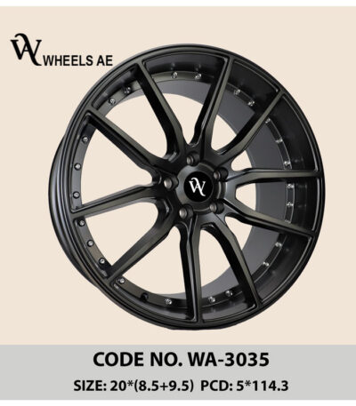 Aftermarket Wheel WA-3035 – 20” Staggered Performance Wheels for Tesla, Mustang & GTR