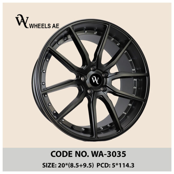 Aftermarket Wheel WA-3035 – 20” Staggered Performance Wheels for Tesla, Mustang & GTR