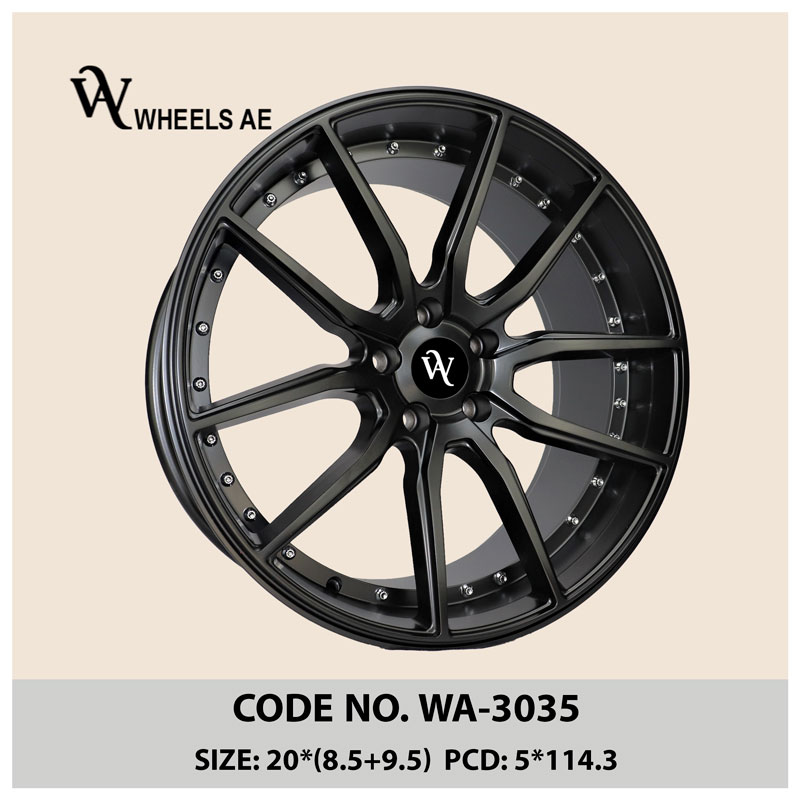 Aftermarket Wheel WA-3035 – 20” Staggered Performance Wheels for Tesla, Mustang & GTR