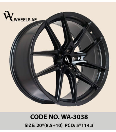 Aftermarket Wheel WA-3038 – 20” Staggered Alloy Rims for Tesla, Mustang, GTR & More