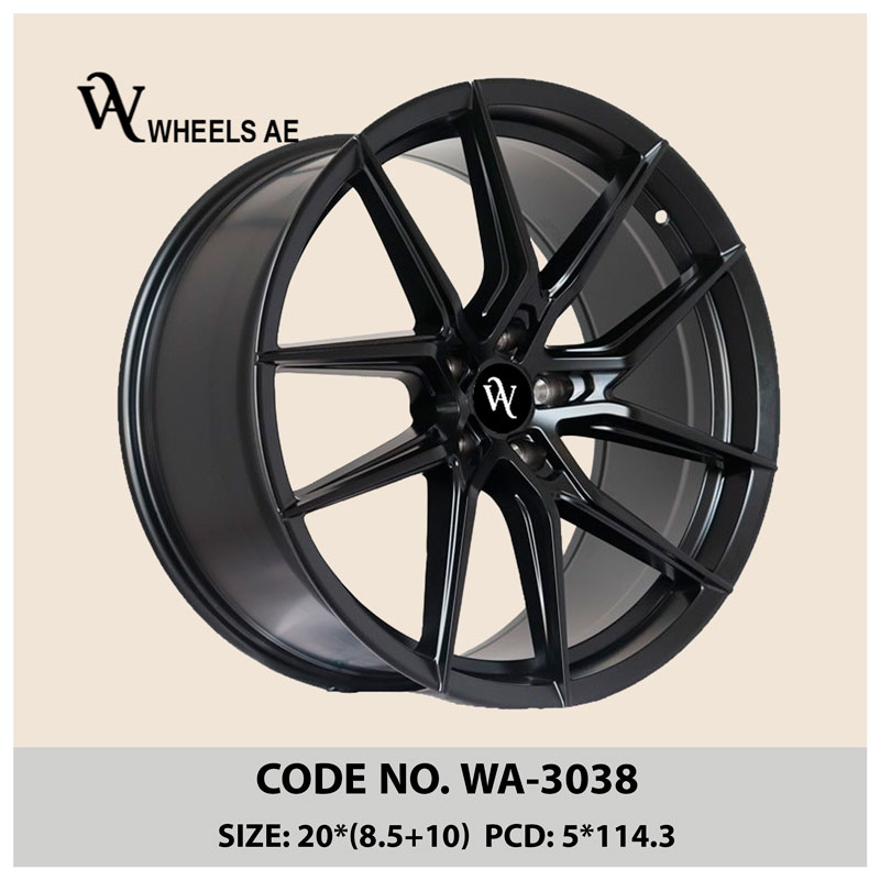 Aftermarket Wheel WA-3038 – 20” Staggered Alloy Rims for Tesla, Mustang, GTR & More