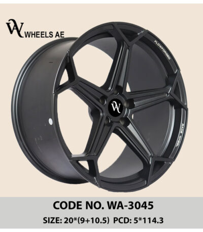 Aftermarket Wheel WA-3045 – Black Sporty Alloy Rim for Dodge Charger and Challenger