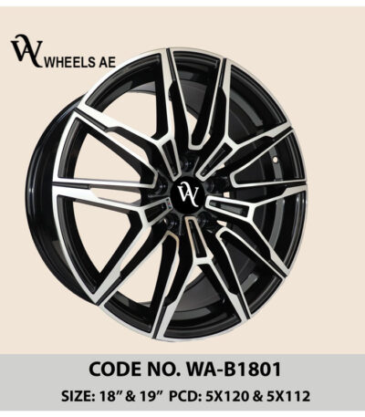 BMW Alloy Wheel WA-B1801 – 18” 19” 20” for BMW 2, 3, 4, 5 Series & Z4 – 5x112 / 5x120 PCD
