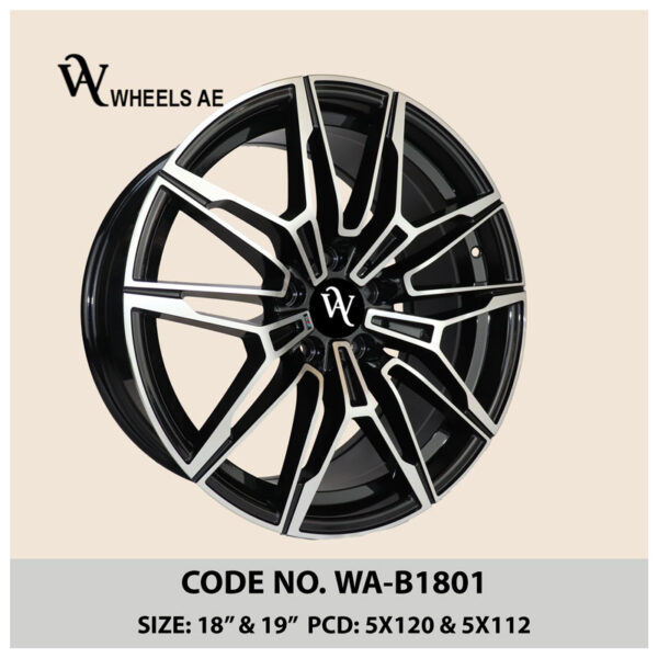 BMW Alloy Wheel WA-B1801 – 18” 19” 20” for BMW 2, 3, 4, 5 Series & Z4 – 5x112 / 5x120 PCD