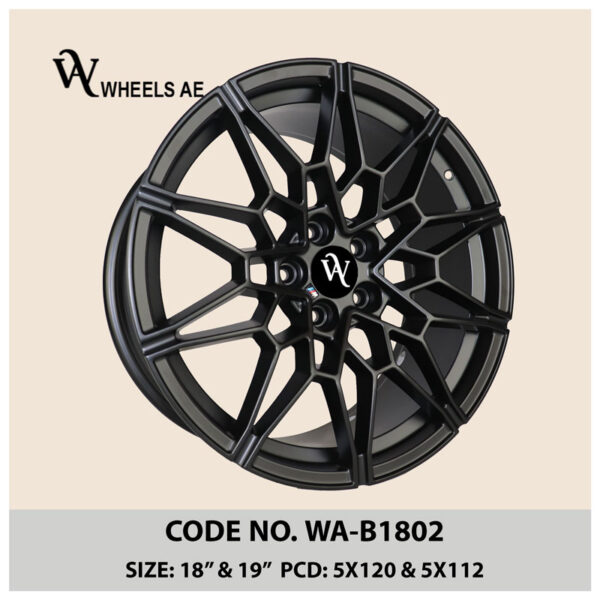BMW Alloy Wheel WA-B1802 | Fits BMW 3, 4, 5 Series – 18”/19”/20”