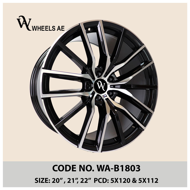 BMW Alloy Wheel WA-B1803 – 20”, 21”, 22” Rims for BMW X5, X6, X7