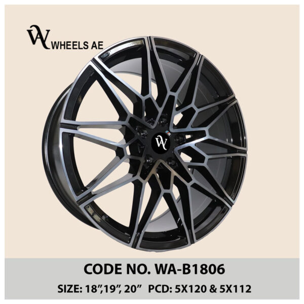 BMW Alloy Wheel WA-B1806 – 18, 19 & 20 Inch Rims for BMW 3, 4, 5 Series – 5x120 & 5x112