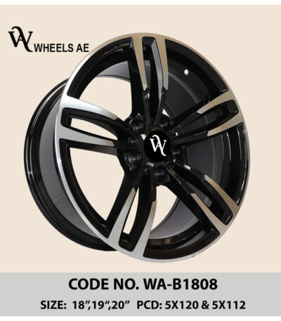 BMW Alloy Wheel WA-B1808 – 18”, 19”, 20” Rims for BMW 3, 4, 5 Series, Z4, X3 (5x120 / 5x112)