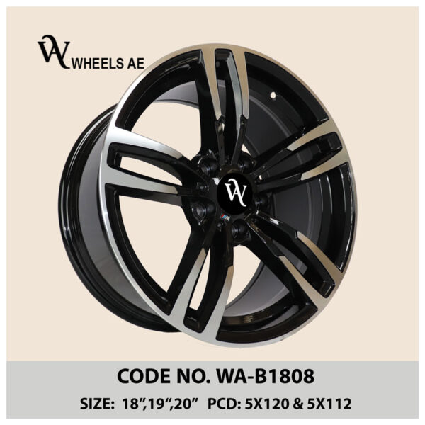 BMW Alloy Wheel WA-B1808 – 18”, 19”, 20” Rims for BMW 3, 4, 5 Series, Z4, X3 (5x120 / 5x112)
