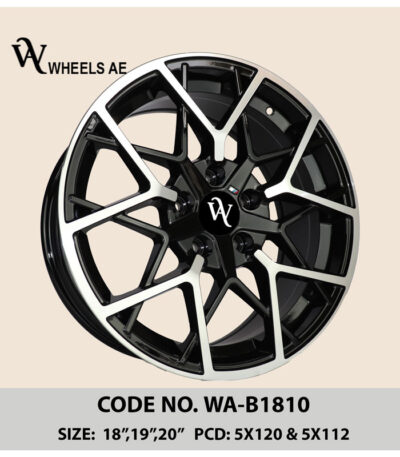 BMW Alloy Wheel WA-B1810 | Fits 3, 4, 5 Series | Iconic Design | 18-20 Inch | 5x112 & 5x120