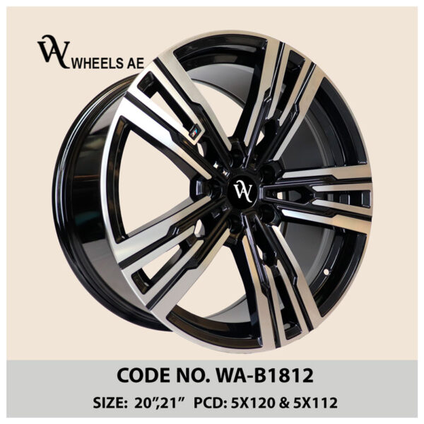 BMW Alloy Wheel WA-B1812 – 20” & 21” for BMW 7 Series | 5x112 & 5x120 PCD