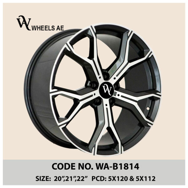BMW Wheels WA-B1814 – 20”/21”/22” | Fits X5, X6, X7 | 5x112 / 5x120