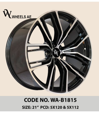 21 inch aftermarket alloy wheel WA-B1815 WA-B1815aftermarke with 5x120 bolt pattern for BMW X5, X6, X7. Lightweight, stylish, and built for premium performance.