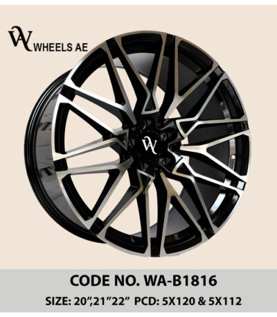 BMW Alloy Wheel WA-B1816 – 20”, 21”, 22” Rims for BMW X5, X6, X7 | 5x120 & 5x112 PCD