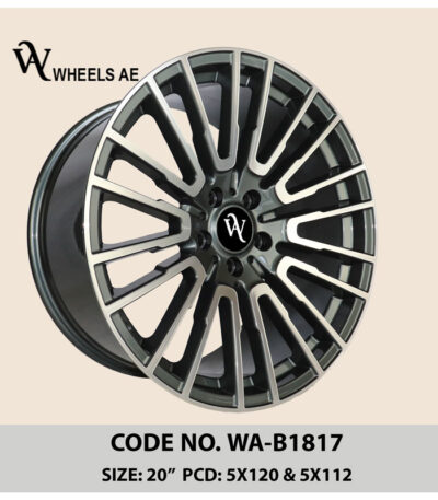 BMW Alloy Wheel WA-B1817 – 20” Rim for BMW 7 Series | 5x112 & 5x120 PCD