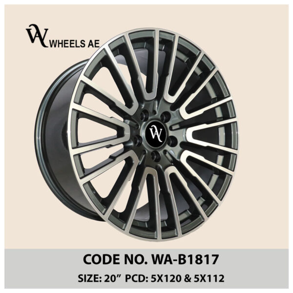 BMW Alloy Wheel WA-B1817 – 20” Rim for BMW 7 Series | 5x112 & 5x120 PCD