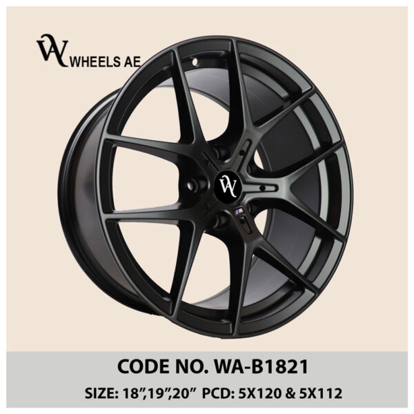 BMW alloy wheel WA-B1821 – 18”, 19”, 20” Rims for BMW 2, 3, 5 Series & Z4 (5x112 / 5x120)