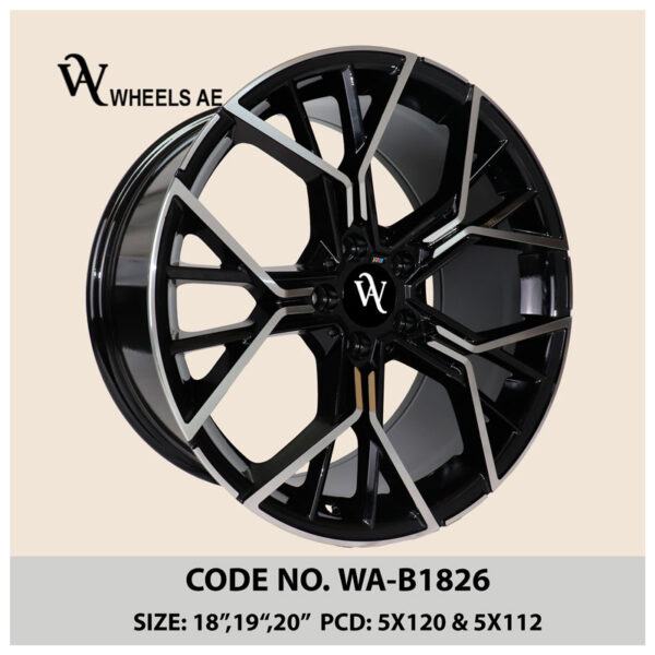 BMW sedan with Premium BMW Wheels WA-B1826. Available in 18”, 19”, and 20” sizes
