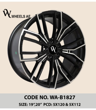Shop Premium BMW Wheels WA-B1827, available in 19” and 20” sizes for BMW 3, 4, and 5 Series. Lightweight, dual bolt 5x120 & 5x112. Fast UAE & GCC shipping!