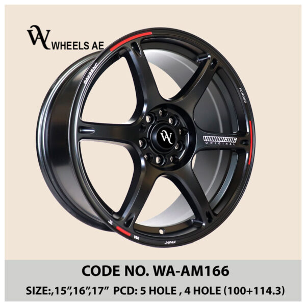Aftermarket Wheel WA-AM166 – 5-Spoke Alloy Rim for Camry, Accord, Altima & More