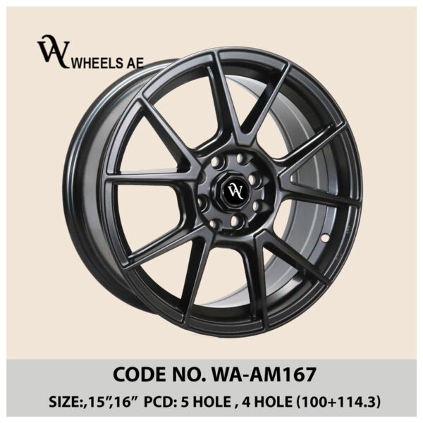 Aftermarket Wheel WA-AM167 – Mesh-Style Racing Rims for Civic, Corolla & Elantra