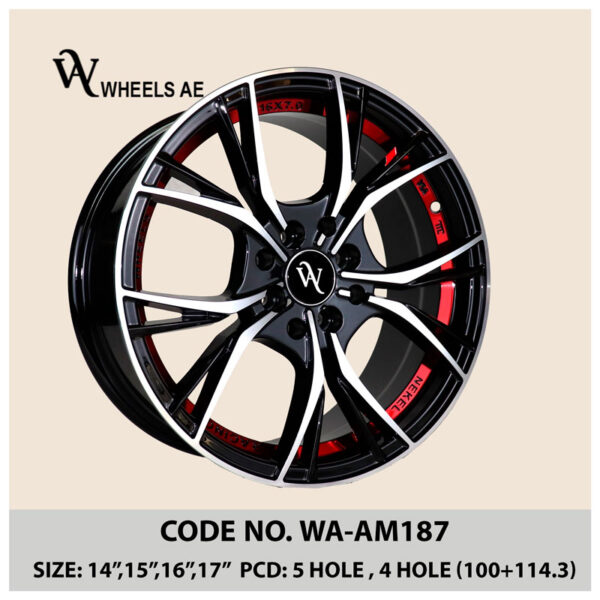 aftermarket alloy wheel WA-AM187 | 14-17 inch | WheelsAE