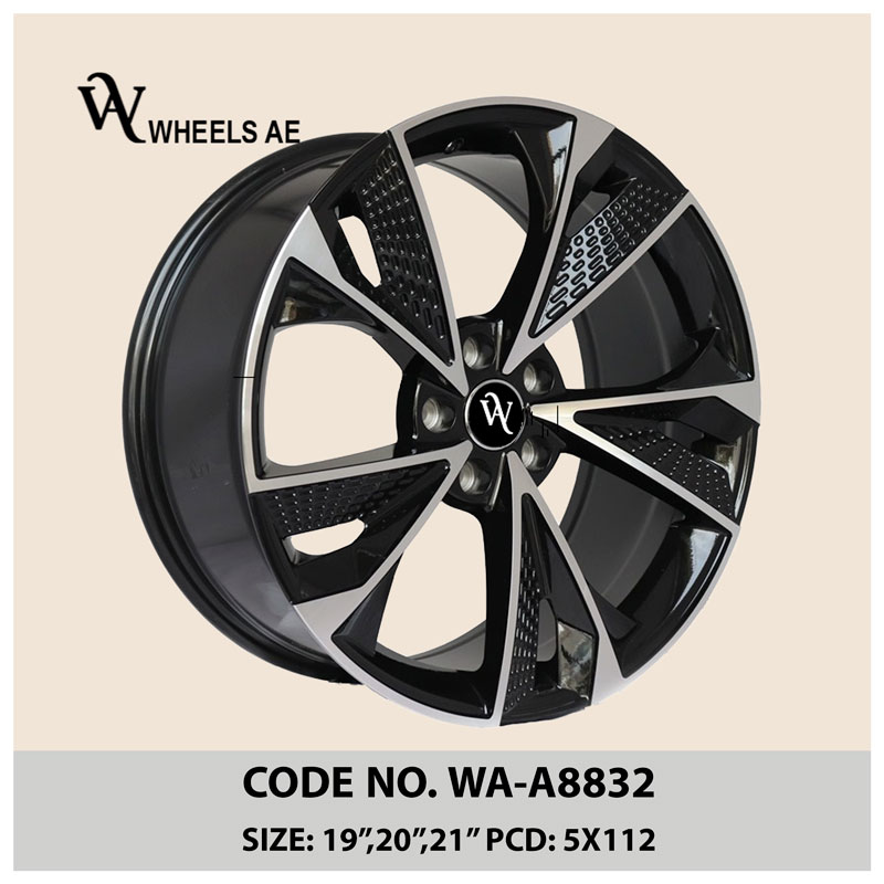 Gloss black 19 inch Audi wheel WA-A8832