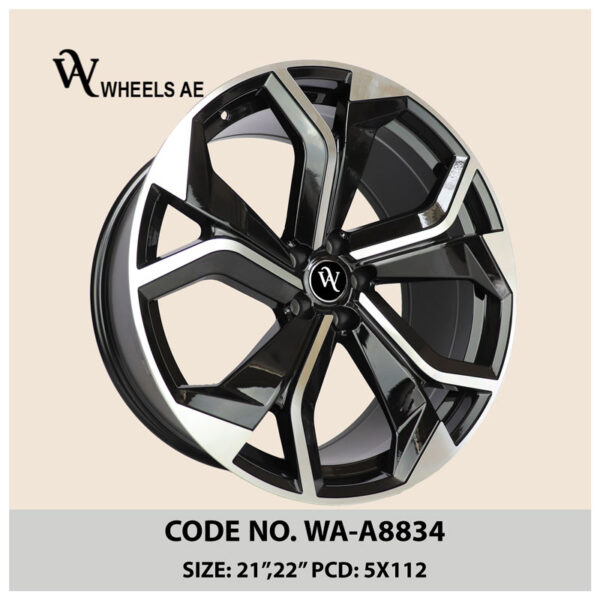 Gloss black 21 inch Audi SUV wheel WA-A8834