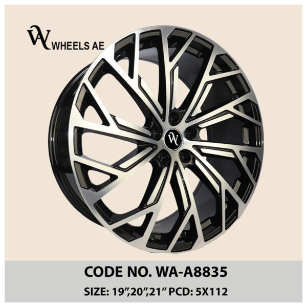 Audi Forged Gloss Black Wheel WA-A8835 19x8.5 Inch