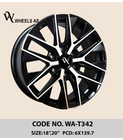 Toyota Wheel WA-T342 – 18” / 20” Split-Spoke Alloy for Prado, Lexus GX, FJ & More (6x139.7)
