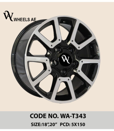 Toyota Wheel WA-T343 – 18” Off-Road Alloy for Tundra & Land Cruiser | 5x150 Fitment