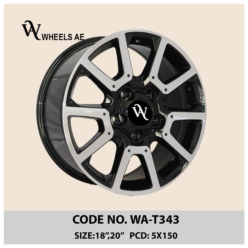 Toyota Wheel WA-T343 – 18” Off-Road Alloy for Tundra & Land Cruiser | 5x150 Fitment