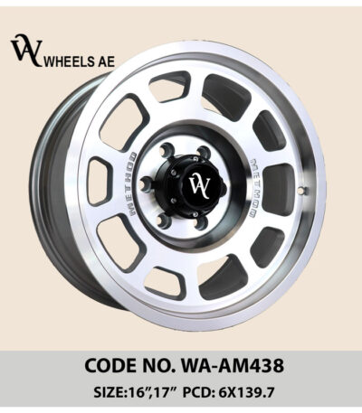 Off Road Wheel WA-AM438 – 16/17 Inch 6x139.7 Fitment for Patrol, Land Cruiser, FJ Cruiser, Prado & More