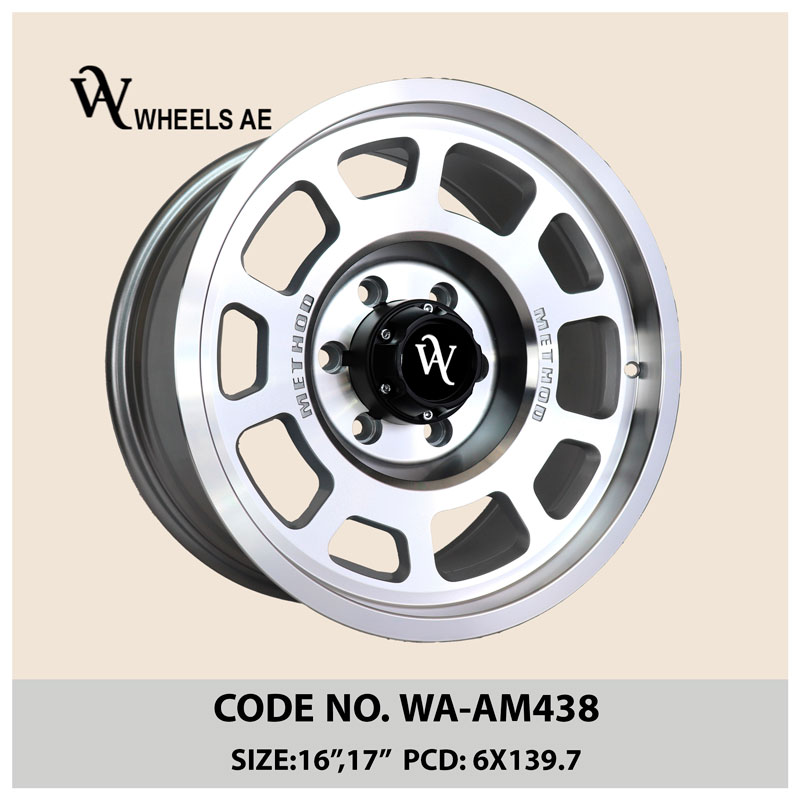 Off Road Wheel WA-AM438 – 16/17 Inch 6x139.7 Fitment for Patrol, Land Cruiser, FJ Cruiser, Prado & More