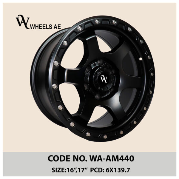 off road wheel WA-AM440 | 17 inch | 6x139.7 fitment for FJ Cruiser, Patrol, Hilux