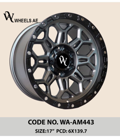 Off Road Wheel WA-AM443 – 17 Inch 6x139.7 Fitment for Patrol, FJ Cruiser, Prado, GMC & Land Cruiser