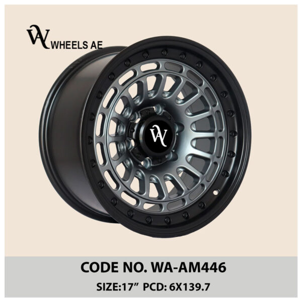 off road wheel WA-AM446 | 17 inch | 6x139.7 fitment for Patrol, Land Cruiser, Pajero