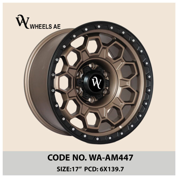 off road wheel WA-AM447 | 17 inch | 6x139.7 fitment for FJ Cruiser, Patrol, Hilux