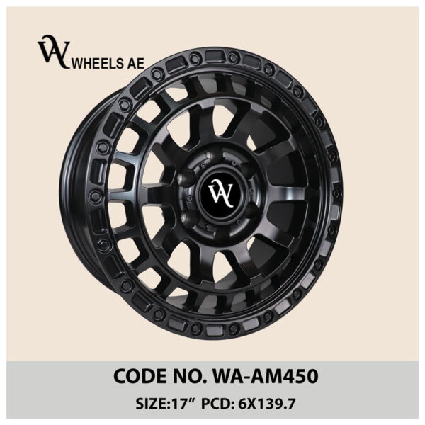 off road wheel WA-AM450 | 17 inch | 6x139.7 fitment for Patrol, FJ Cruiser, Hilux