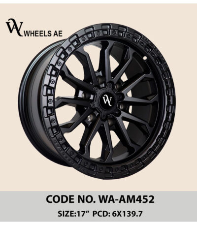 Off Road Wheel WA-AM452 – 17 Inch 6x139.7 Fitment for FJ Cruiser, Patrol, GMC, Pajero, Hilux, Fortuner & More