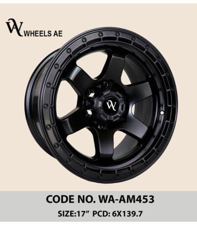 Off Road Wheel WA-AM453 – 17 Inch 6x139.7 Fitment for Patrol, FJ Cruiser, Prado, GMC, Pajero, Hilux & More