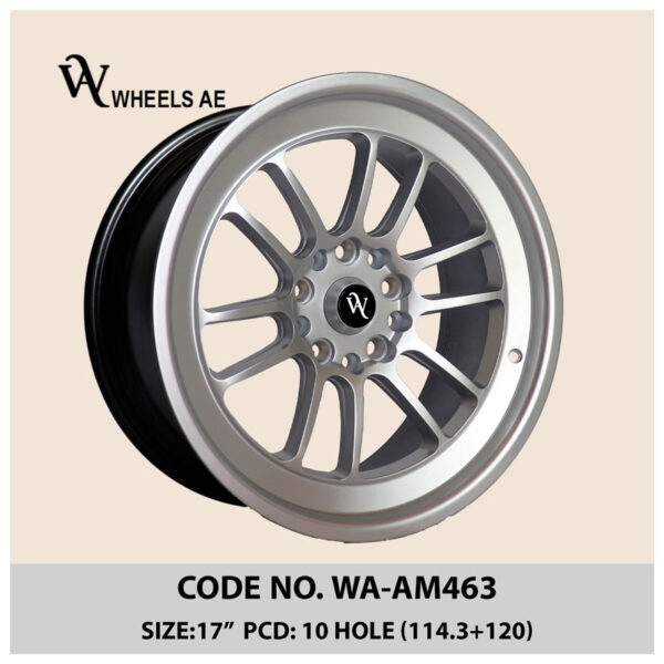 Classic Alloy Wheel WA-AM463 – 17 Inch with 5x114.3 & 5x120 PCD Fitment for BMW,