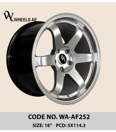 aftermarket wheel wa-af252 for Mustang, Charger, GTR – deep dish alloy 18 inch