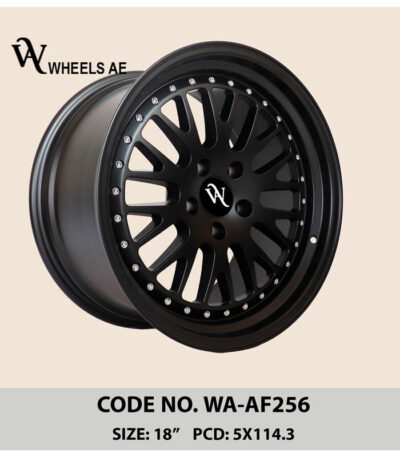 Aftermarket Wheel WA-AF256 – Full mesh-style 18-inch forged alloy wheel with deep