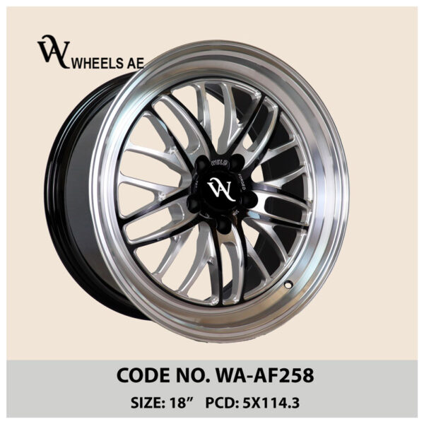 Aftermarket Wheel WA-AF258 – Mesh-style 18-inch alloy rim