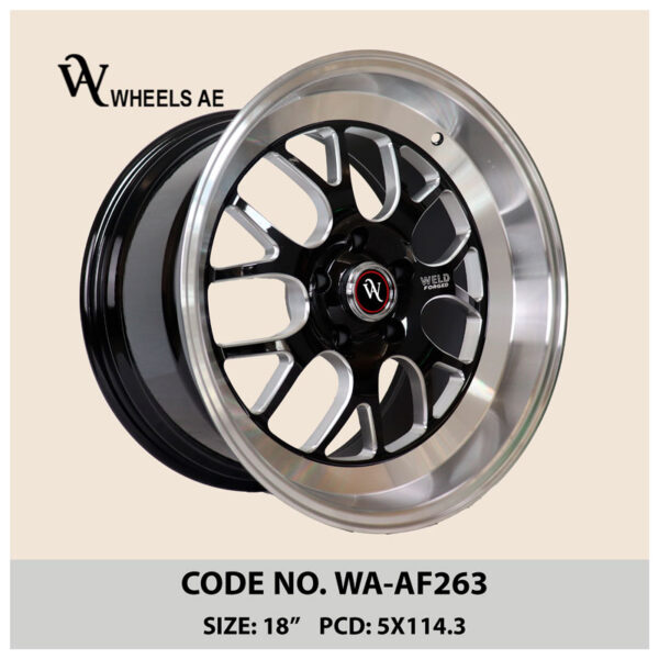 Aftermarket Wheel WA-AF263 – 18 Inch Mesh Style Alloy for Mustang, GTR & More