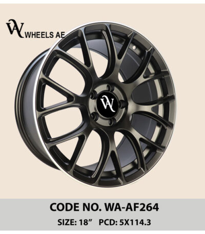 Aftermarket Wheel WA-AF264 – Fits Mustang, GTR, Lexus, More | 18 Inch Alloy