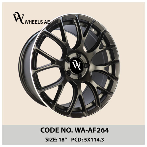 Aftermarket Wheel WA-AF264 – Fits Mustang, GTR, Lexus, More | 18 Inch Alloy