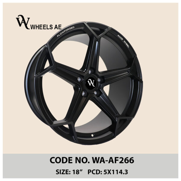 Aftermarket Wheel WA-AF266 – Deep Concave 5-Spoke Rim for Mustang, Lexus, Accord & More