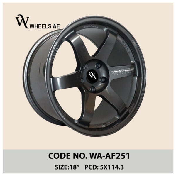 aftermarket wheel wa-af251|18 inch forged wheel – 5-spoke design for muscle & performance cars